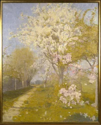 Apfelblüte in Dennemont, 1893